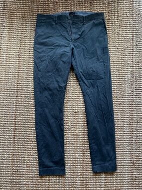 J. Crew 250 Skinny Trousers, gray, worn, 30x30